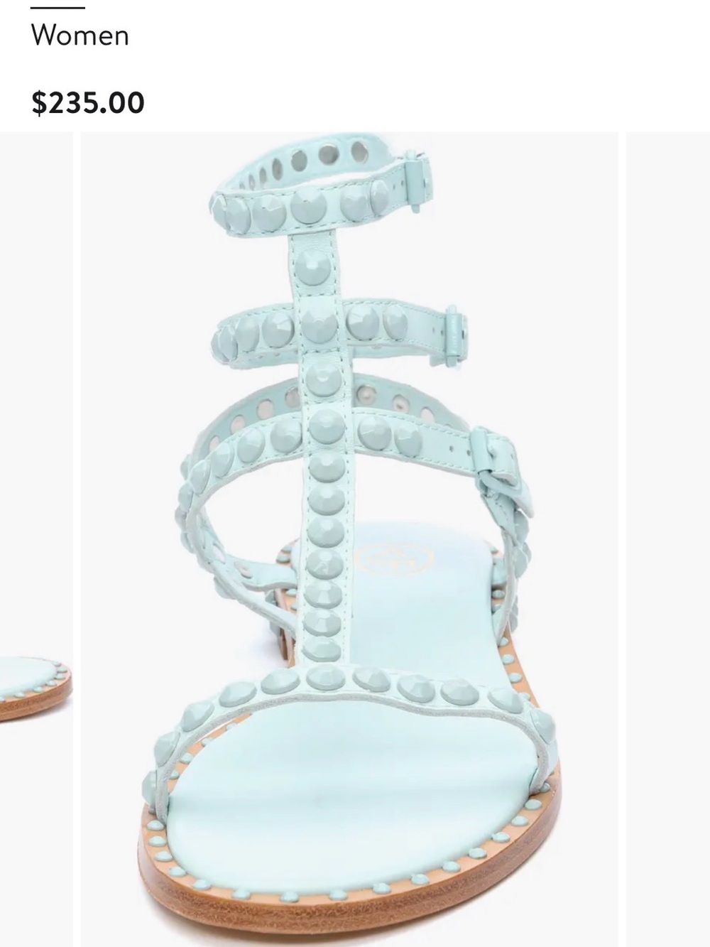 ASH Play Bis Sandal (Women) gladiators misty blue SZ 39 (9) - Picture 4 of 8